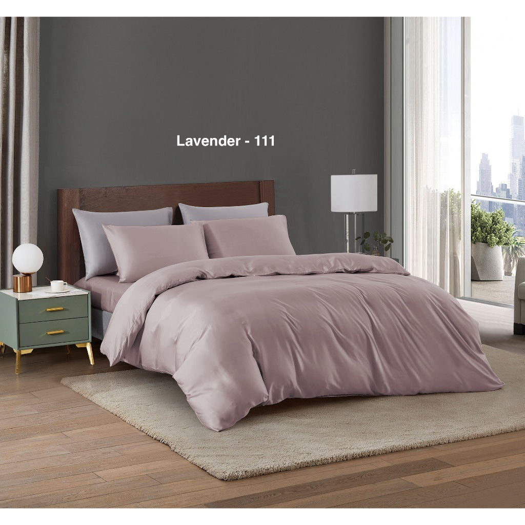 ETOZ Tencel Collection 1600TC Ultra Soft Solid Colour Bed Sheet - Tencel Fitted Bed Sheet - Tencel Quilt Cover