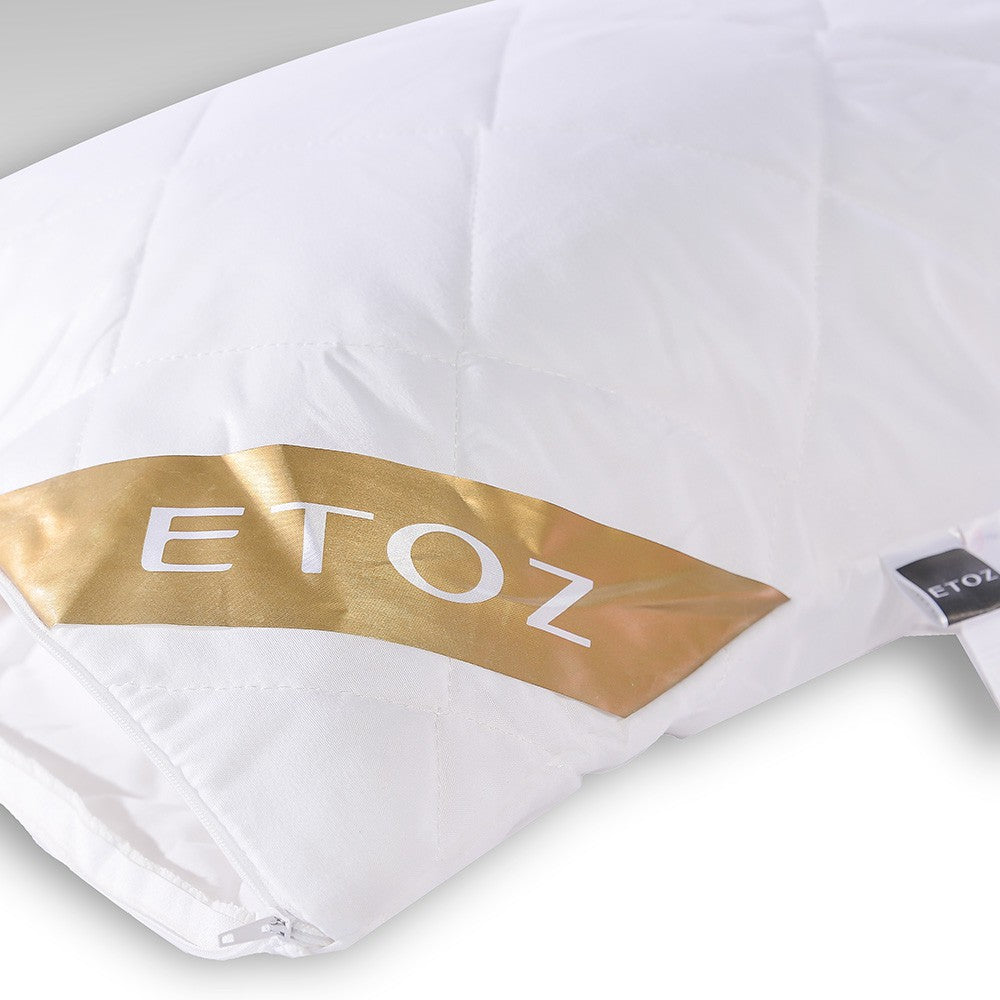 Etoz Zipper Pillow Protector- Tencel Zipper Pillow Protector- Zipper Bolster Protector- Pillow Pad - Bolster Pad