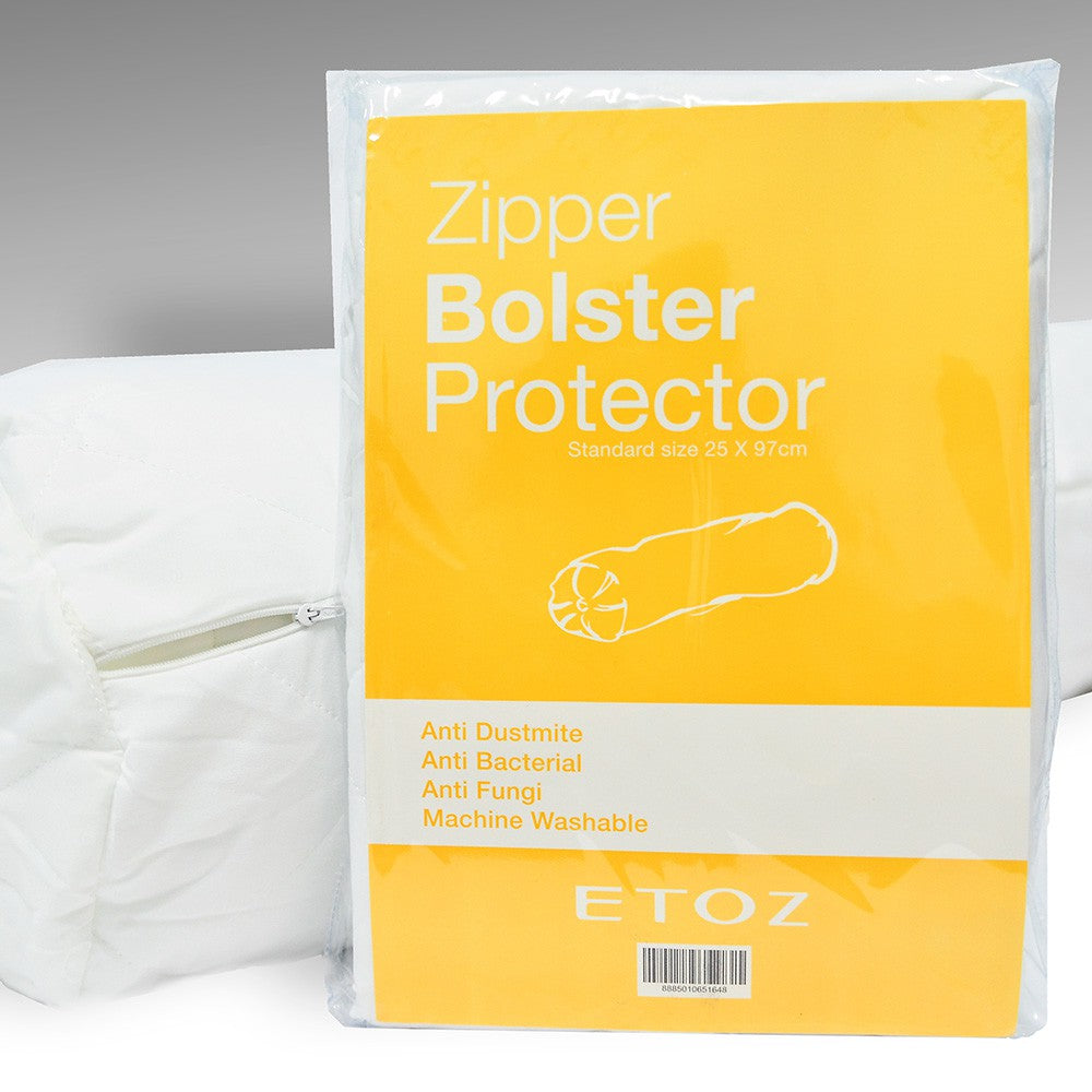 Etoz Zipper Pillow Protector- Tencel Zipper Pillow Protector- Zipper Bolster Protector- Pillow Pad - Bolster Pad