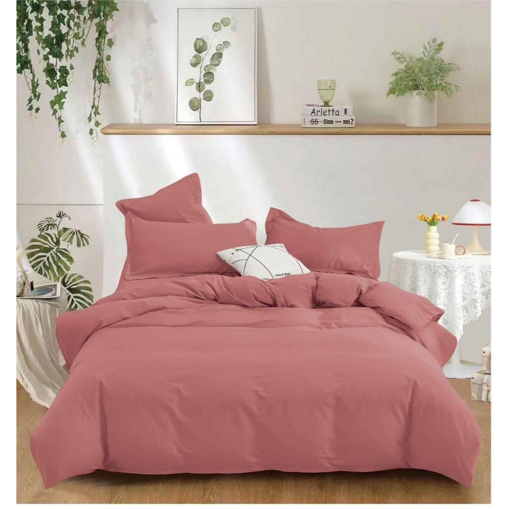 ETOZ 950 Thread Count Solid Colour Fitted Bed Sheet Set - Microfibre Fabric