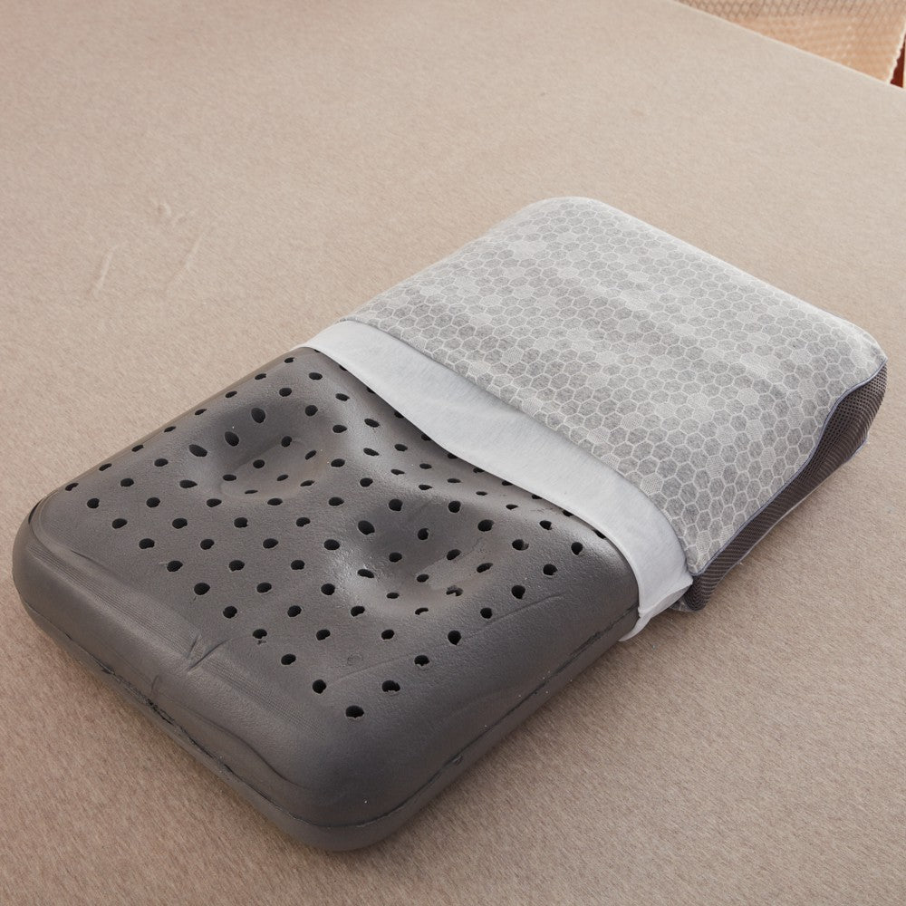 ETOZ Bamboo Charcoal Memory Foam Pillow- Graphene Memory Pillow- Bamboo Cotton Fabric