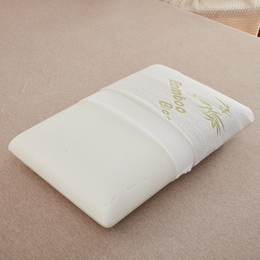 ETOZ  Synthetic Latex Pillow- Anti Dust-mites Treated- Bamboo Cotton fabric