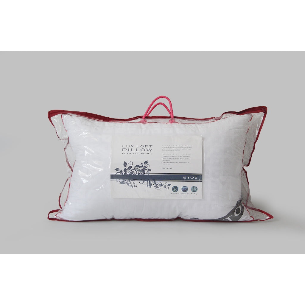 ETOZ Hotel Pillow - Down Feather Alternative Pillow - Washable Pillow- Anti Dust Mite Pillow