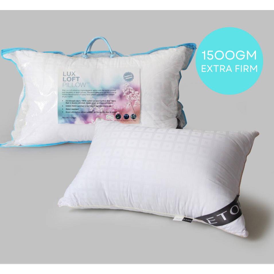 ETOZ Hotel Pillow - Down Feather Alternative Pillow - Washable Pillow- Anti Dust Mite Pillow