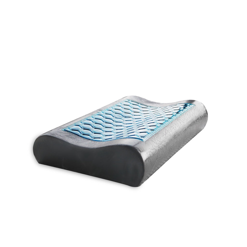 ETOZ Cooling Gel Contour Pillow -Cooling Gel pillow -Charcoal Memory Foam Pillow