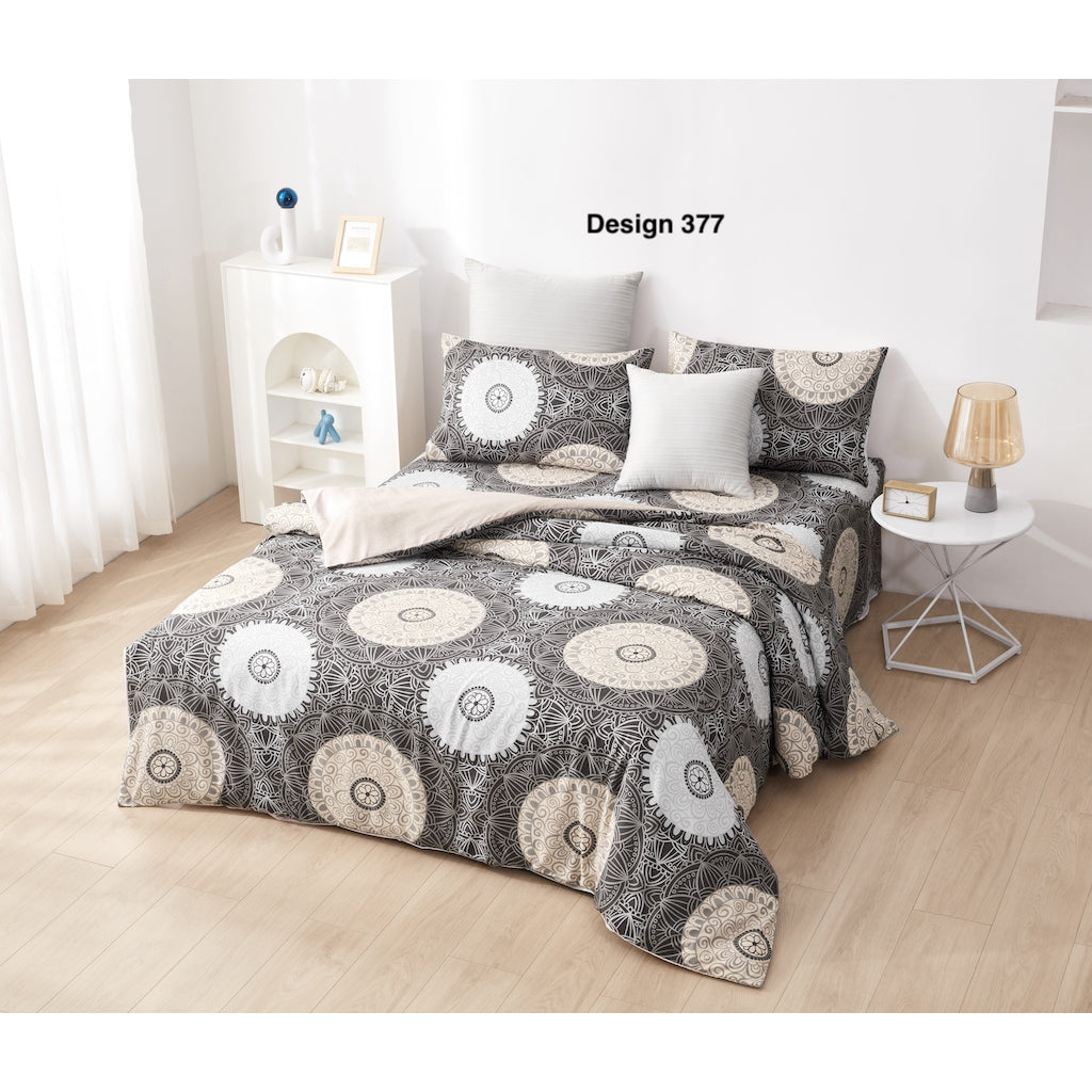 ETOZ 950TC Fitted Bed Sheet Set - Quilt Cover sold Separately -Marble Bedsheet Set- Fits up to 16 inches Mattress