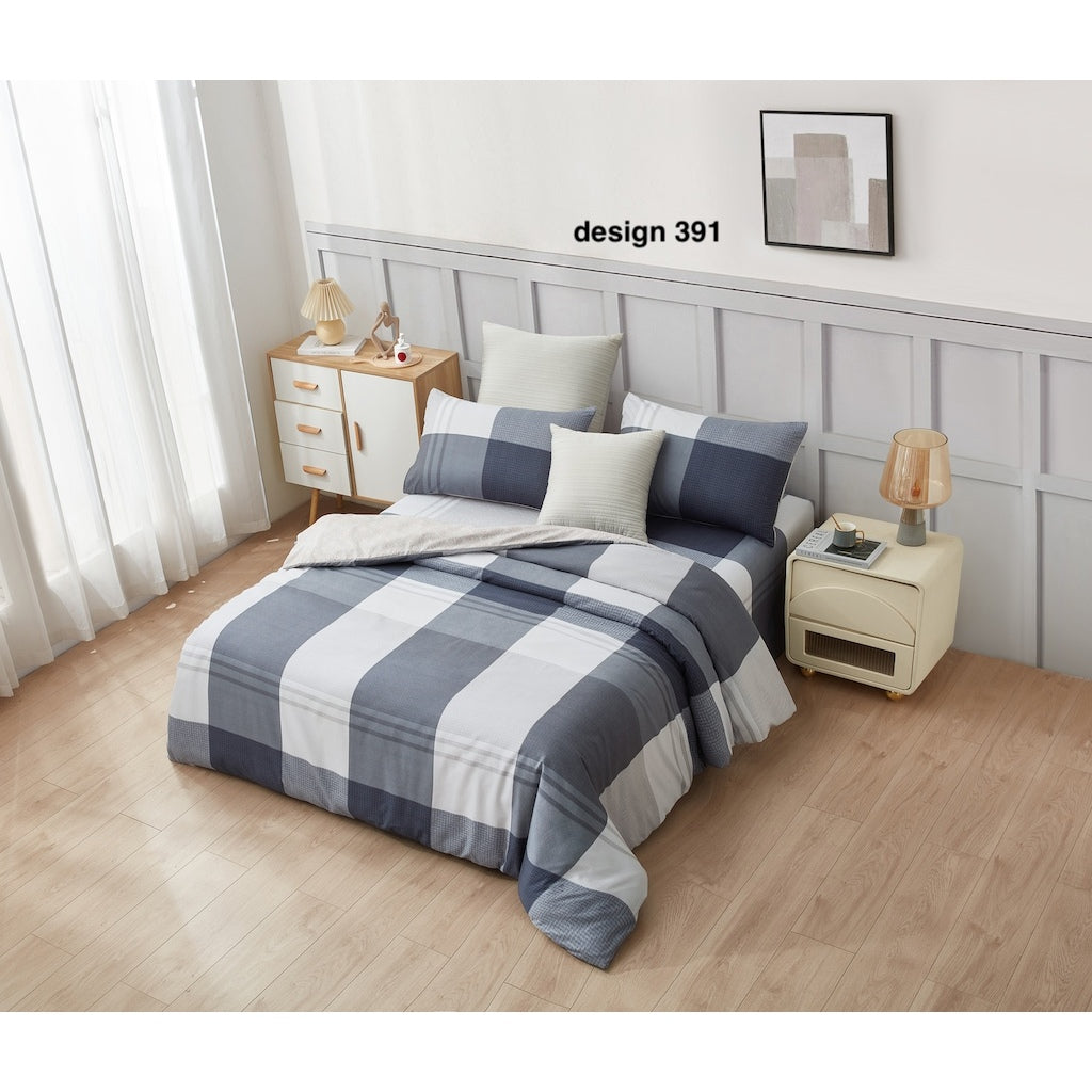 ETOZ 950TC Fitted Bed Sheet Set - Quilt Cover sold Separately -Marble Bedsheet Set- Fits up to 16 inches Mattress