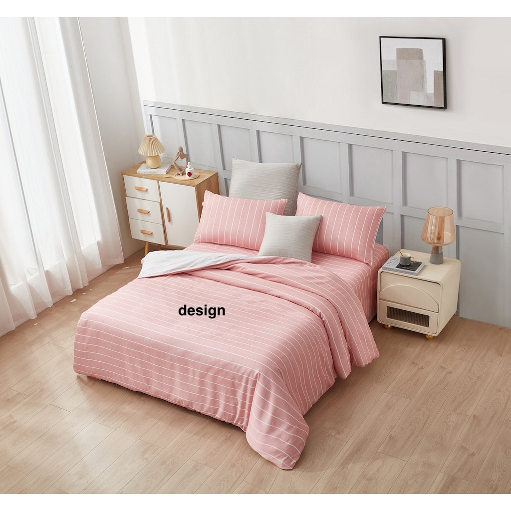 ETOZ 950TC Fitted Bed Sheet Set - Quilt Cover sold Separately -Marble Bedsheet Set- Fits up to 16 inches Mattress